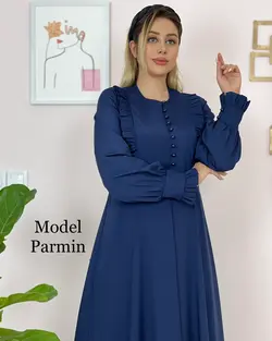 مانتو دکمه دار زنانه مدل پرمین - فروشگاه پوشاک