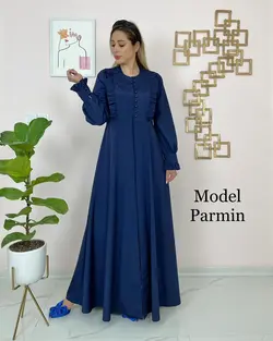 مانتو دکمه دار زنانه مدل پرمین - فروشگاه پوشاک