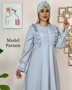 مانتو دکمه دار زنانه مدل پرمین - فروشگاه پوشاک