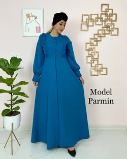 مانتو دکمه دار زنانه مدل پرمین - فروشگاه پوشاک
