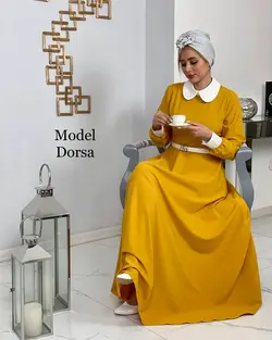 ماکسی زنانه مدل درسا+کمربند چرم - فروشگاه پوشاک