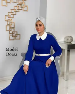 ماکسی زنانه مدل درسا+کمربند چرم - فروشگاه پوشاک