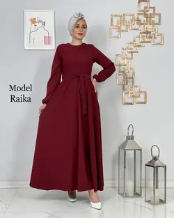 ماکسی ساده زنانه مدل رایکا - فروشگاه پوشاک