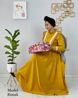 ماکسی زنانه مدل روناک - فروشگاه پوشاک