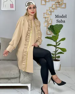 مانتو مجلسی زنانه مدل صبا - فروشگاه پوشاک