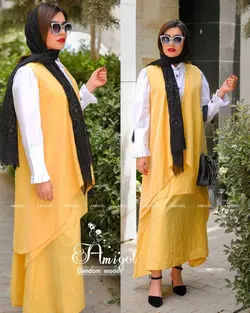 ست سه تیکه (وست، شومیز، دامن) مدل گندم