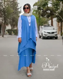 ست سه تیکه (وست، شومیز، دامن) مدل گندم