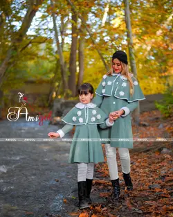 ست مانتو مادر و دختری مدل پروا ( لباس دختر)