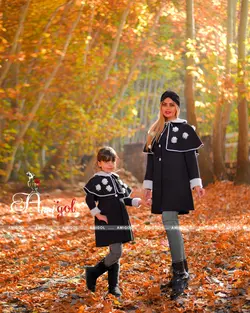 ست مانتو مادر و دختری مدل پروا ( لباس دختر)