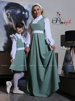 ست مادر و دختر مدل شایلی ( مدل دختر)