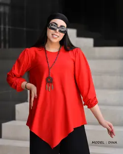شومیز شلوار جدید زنانه مدل دینا | 5 رنگ مشکی و 2 سایز | تولیدی مانتو آمیگل