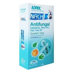 کاندوم ضد قارچ و باکتری کدکس مدل Antifungal بسته 12 عددی