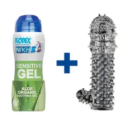 پک کاندوم سیلیکونی مدل RF + ژل روان کننده