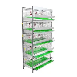 قفس بلدرچین ۵ طبقه یک طرفه