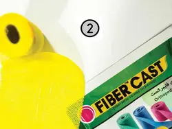 باند گچ فایبر گلاس 2 اینچ فایبر کست Fiber Cast