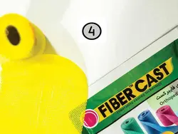 باند گچ فایبر گلاس 4 اینچ فایبر کست Fiber Cast