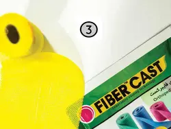 باند گچ فایبر گلاس 3 اینچ فایبر کست Fiber Cast