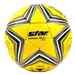 توپ فوتبال استار سایز 5 زرنگ دوختی رویه ژاپن