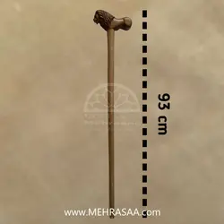 عصا چوبی دسته شیری
