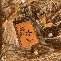 سرکلیدی چوبی قاب گل صحرایی (۱۱)