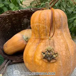 گردن‌آویز چوبی کدو والیه
