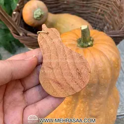 گردن‌آویز چوبی کدو والیه