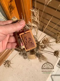 سرکلیدی چوبی قاب گل صحرایی (۱۴)