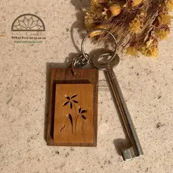 سرکلیدی چوبی قاب گل صحرایی (۱۰)