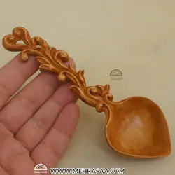 قاشق چوبی برگی خاله ریزه