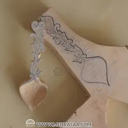 قاشق چوبی برگی خاله ریزه