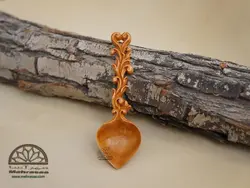 قاشق چوبی برگی خاله ریزه