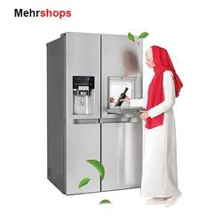 ساید بای ساید - لیست قیمت انواع یخچال فریزر - ساید بای ساید دوو مدل 3133SS فروشگاه مهر