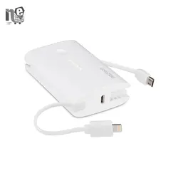 پاور بانک (شارژر همراه) نزتک 5000 میلی آمپر ساعت - Naztech PB5000i 5000mAh Pocket Power Bank | نگین خاورمیانه