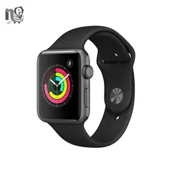 ساعت هوشمند اپل واچ 3 بدنه آلومینیوم خاکستری بند اسپرت مشکی - Apple Watch 3 38mm Space Gray Aluminum Case with Black Sport Band | نگین خاورمیانه