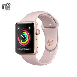 ساعت هوشمند اپل واچ 3 بدنه آلومینیوم طلائی بند اسپرت صورتی - Apple Watch 3 42mm Gold Aluminum Case with Pink Sand Sport Band | نگین خاورمیانه