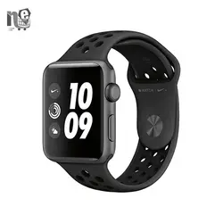 ساعت هوشمند اپل واچ 3 بدنه آلومینیوم خاکستری بند اسپرت نایک ذغالی/مشکی - Apple Watch Series 3 Nike Plus 42mm Space Gray Aluminum Case with Anthracite/Black Nike Sport Band | نگین خاورمیانه