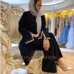 مانتو مجلسی کد A12|مانتو ترک جدید|مانتو مجلسی مشکی|