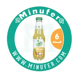 آبمیوه آناناس و شیر نارگیل کاریز ۷۵۰ میلی لیتر - باکس 6 عددی
