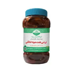 ترشی هفت میوه خانگی ۱۲۰۰ گرمی