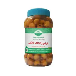 ترشی زالزالک خانگی ۱ کیلویی