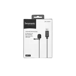 میکروفن یقه ای سارامونیک USB مدل Saramonic SR-ULM10L | موبایل برتر