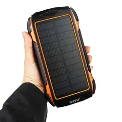 پاوربانک خورشیدی فست شارژ نیتو NITU NPB03 QC+PD ظرفیت 20000 میلی آمپر ساعت | موبایل برتر