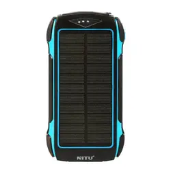 پاوربانک خورشیدی فست شارژ نیتو NITU NPB03 QC+PD ظرفیت 20000 میلی آمپر ساعت | موبایل برتر