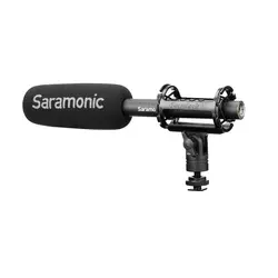 میکروفن شاتگان سارامونیک Saramonic SoundBird T3 Shotgun Microphone همراه باتری | موبایل برتر