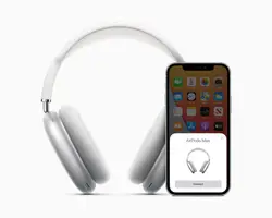 هدفون بیسیم روگوشی اپل مدل ایرپاد مکس | AirPods Max رنگ آبی آسمانی