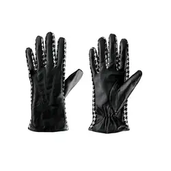 دستکش تمام چرم طرح دار | حراج لباس زنانه | فروشگاه اینترنتی لباس زنانه