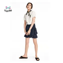 دامن کوتاه زنانه اچ اند ام مدل 0531685002 - خرید اینترنتی دامن کوتاه اچ اند ام درفروشگاه مدبینا