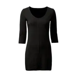 تونیک آستین سه ربع مشکی | مدبینا