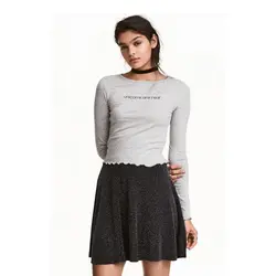 بلوز زنانه یقه قایقی اچ اند ام 203041 - مدبینا