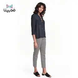 شلوار زنانه اچ اند ام کد 203627 - خرید اینترنتی شلوار زنانه با تخفیف ۶۰٪ در مدبینا